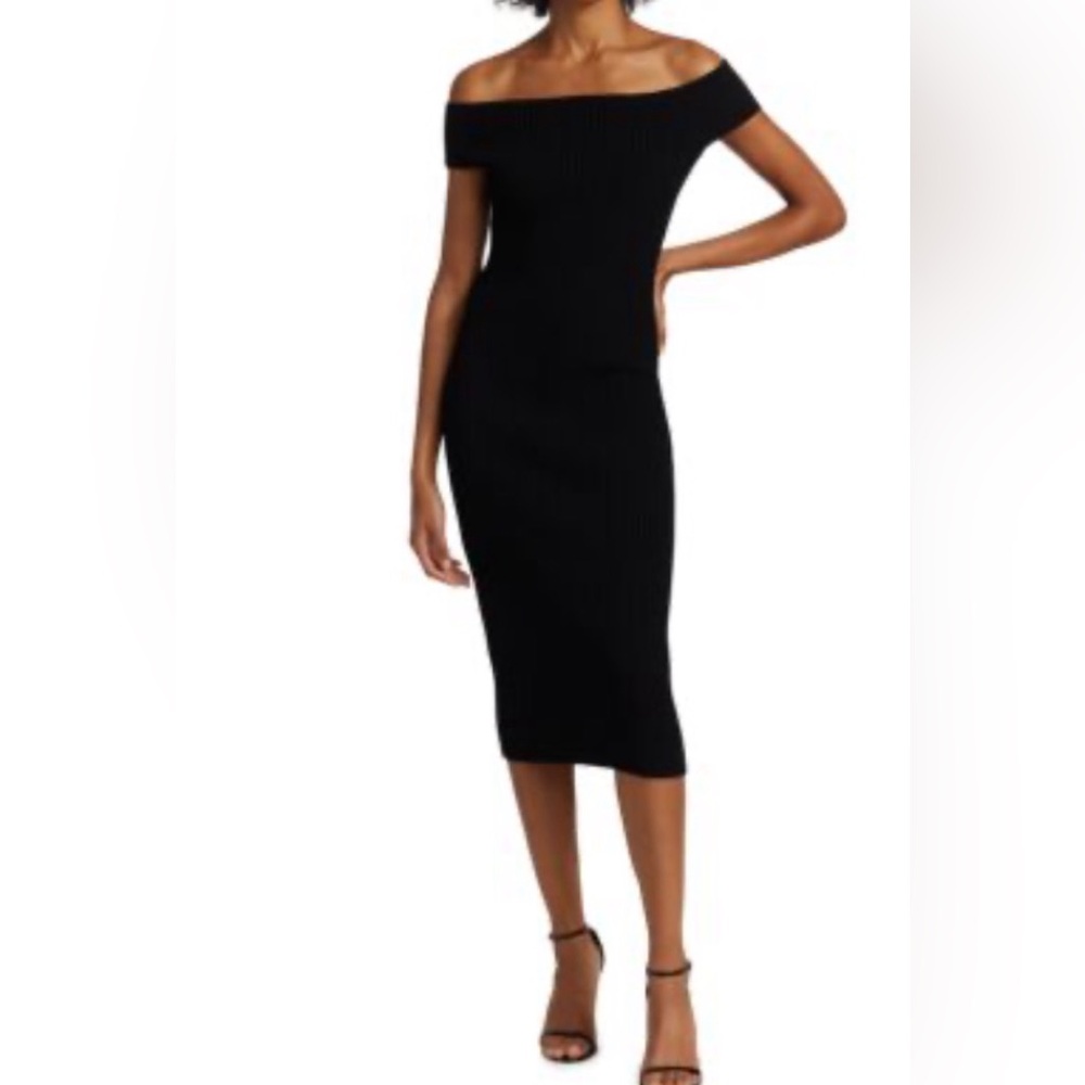 Good-looking Black Off-Shoulder Dress. Doesn’t fit me.